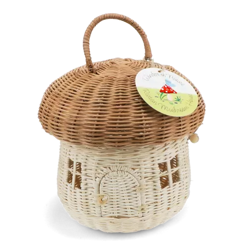 Cesto de rattan - Casa cogumelos - Image 2