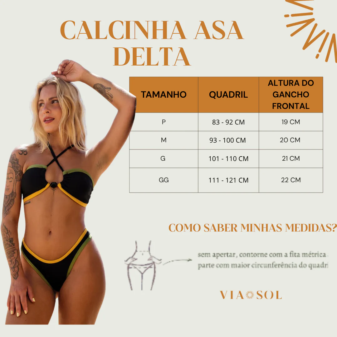 Calcinha De Biquíni Asa Delta Viés Semi Fio Paraty - Image 5